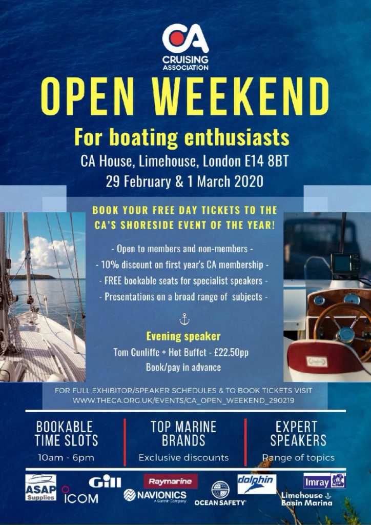 The Cruising Association - Open Weekend