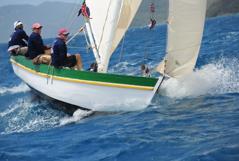 On board Tortola Sloop