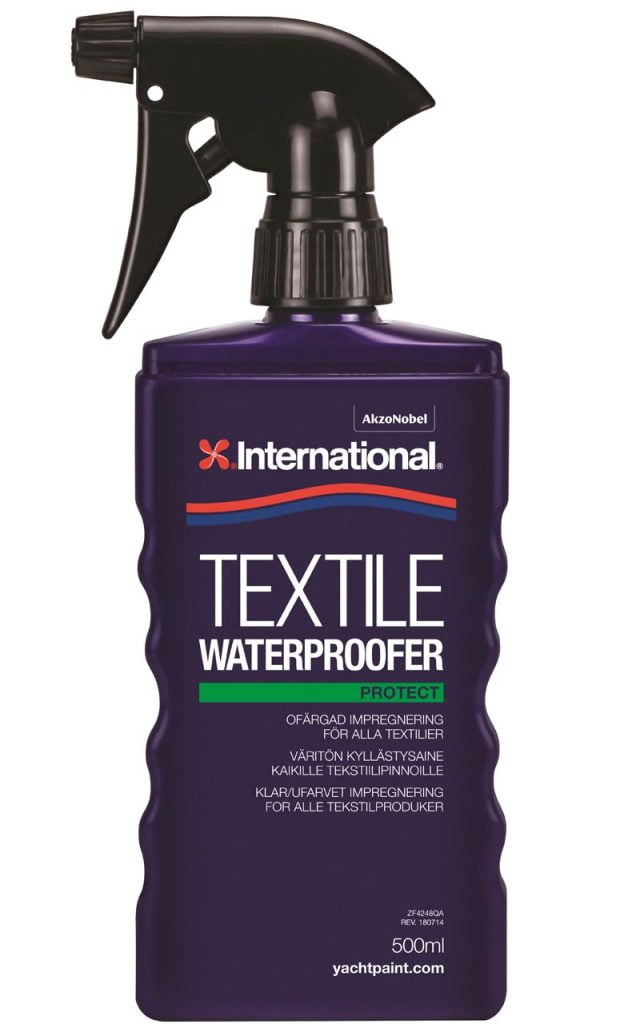 AkzoNobel extends International® Boatcare range with Textile Waterproofer