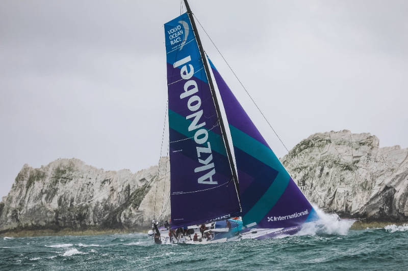 Podium finish for team AkzoNobel in Leg Zero opening skirmish