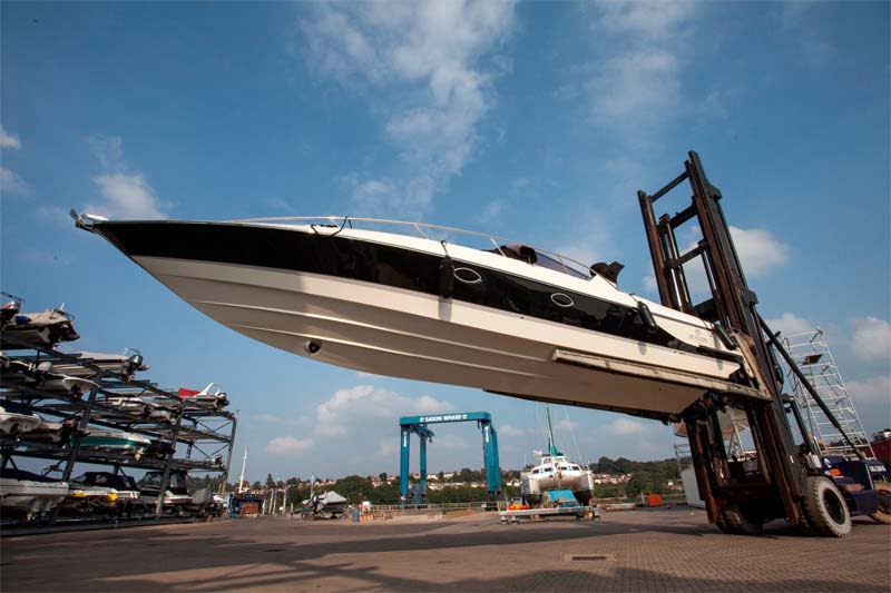 Saxon Wharf boat stack