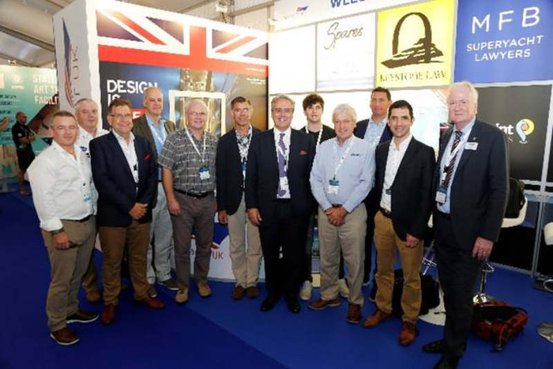 Current future confidence from UK superyacht companies buoyed by Government visit