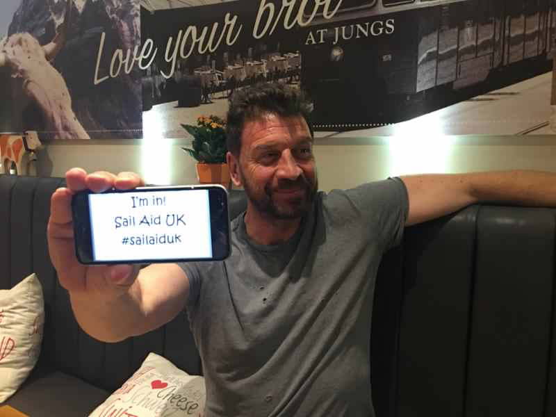 TV personality and keen amateur sailor Nick Knowles