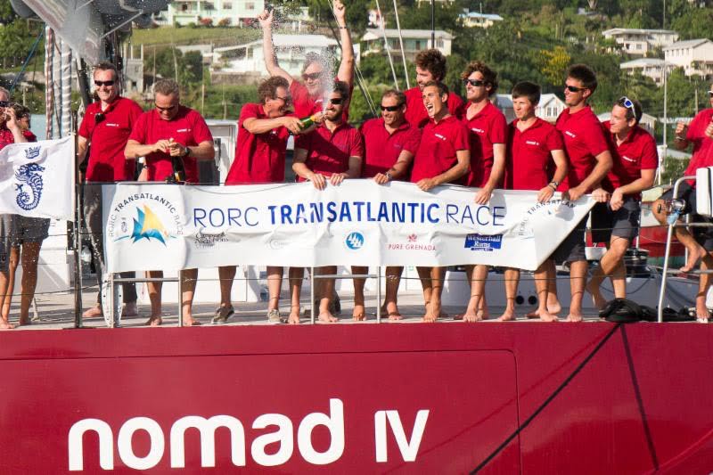 Competitors in the 2016 RORC Transatlantic Race can expect a warm spice island welcome once they reach Grenada. Jean-Paul Riviere's 100ft Finot-Conq
