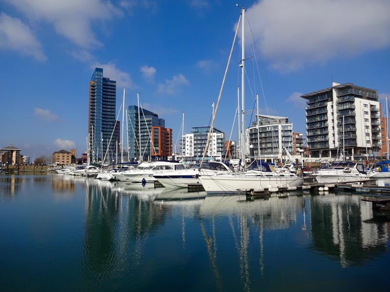 Final phase of Ocean Village Marina in Southampton takes shape