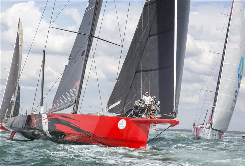Jim Clark and Kristy Hinze Clark's 100ft Comanche © Rolex/Daniel Forster