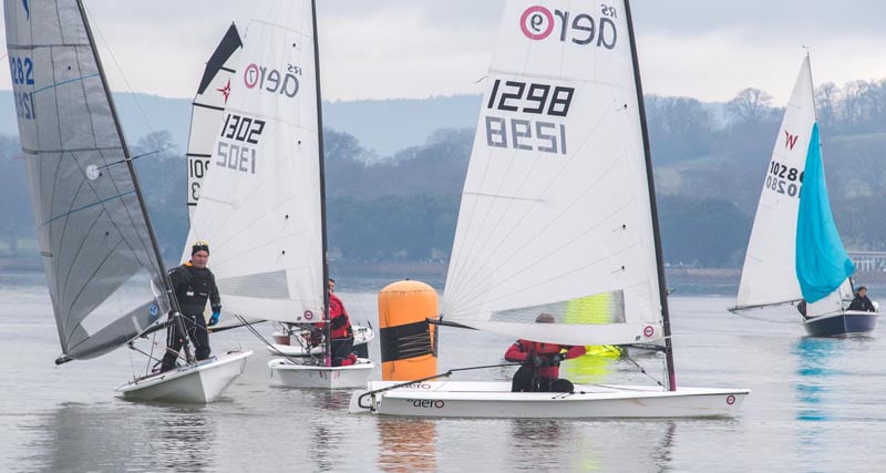 Richard Watsham in light winds at the Starcross Steamer
