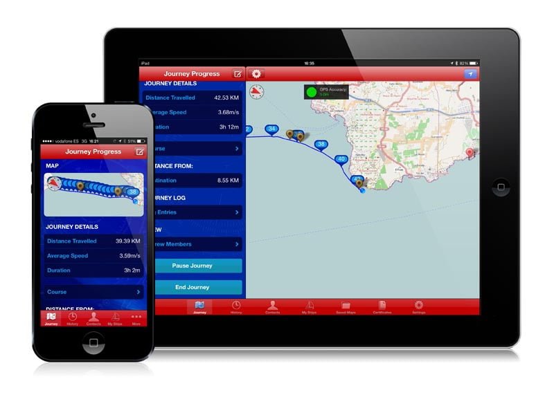WaveTrax marine logbook