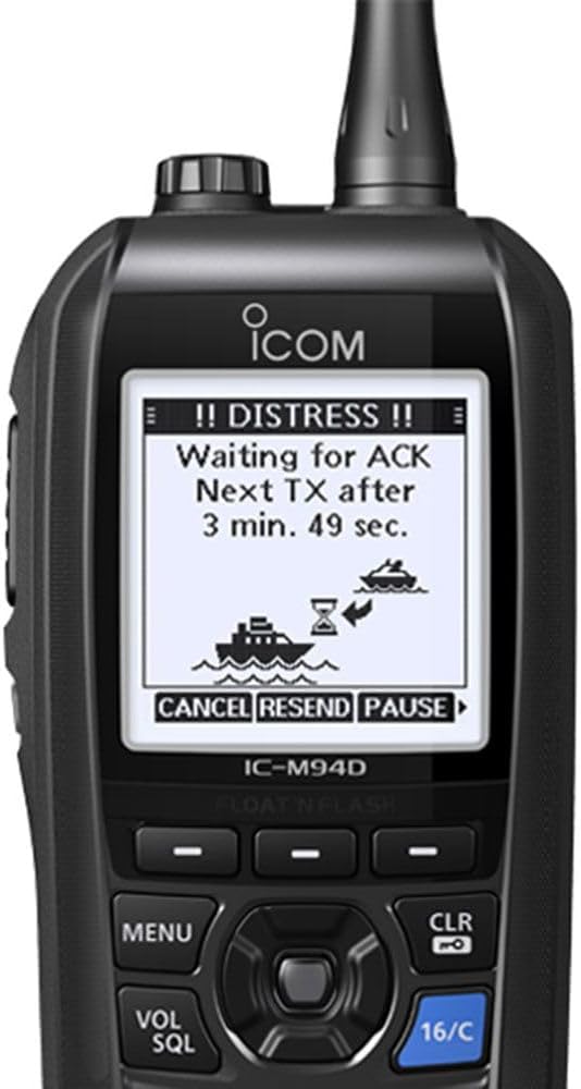 Icom IC-M94D Euro VHF Marine Radio – Handheld AIS & DSC with GPS